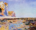 Playa y acantilados de Pourville Efecto matutino Claude Monet